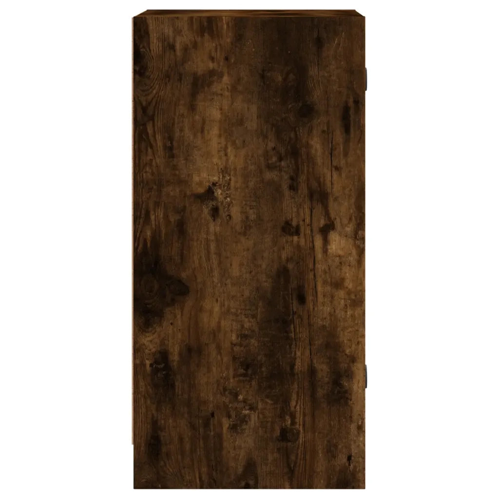 Mobile con Ante in Vetro Rovere Fumo 35x37x75,5 cm CFW7408267