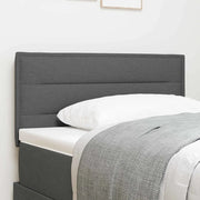 Testiera-Testata-Testiera Decorativa Grigio scuro 80 cm Pelle Sintetica 700973