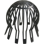 First plast pf26 parafoglie per canali di gronda, nero, da d. 75
