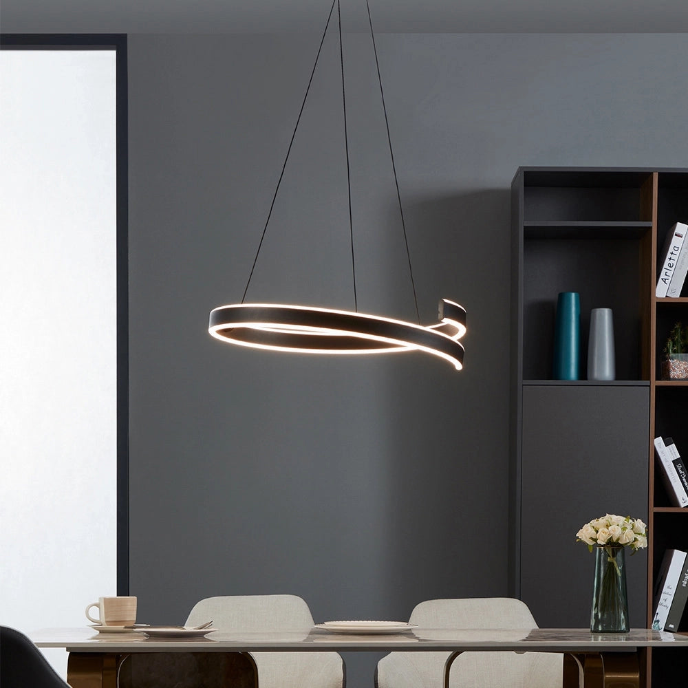 Lampadario Moderno Andabaia-Z Led Alluminio Nero