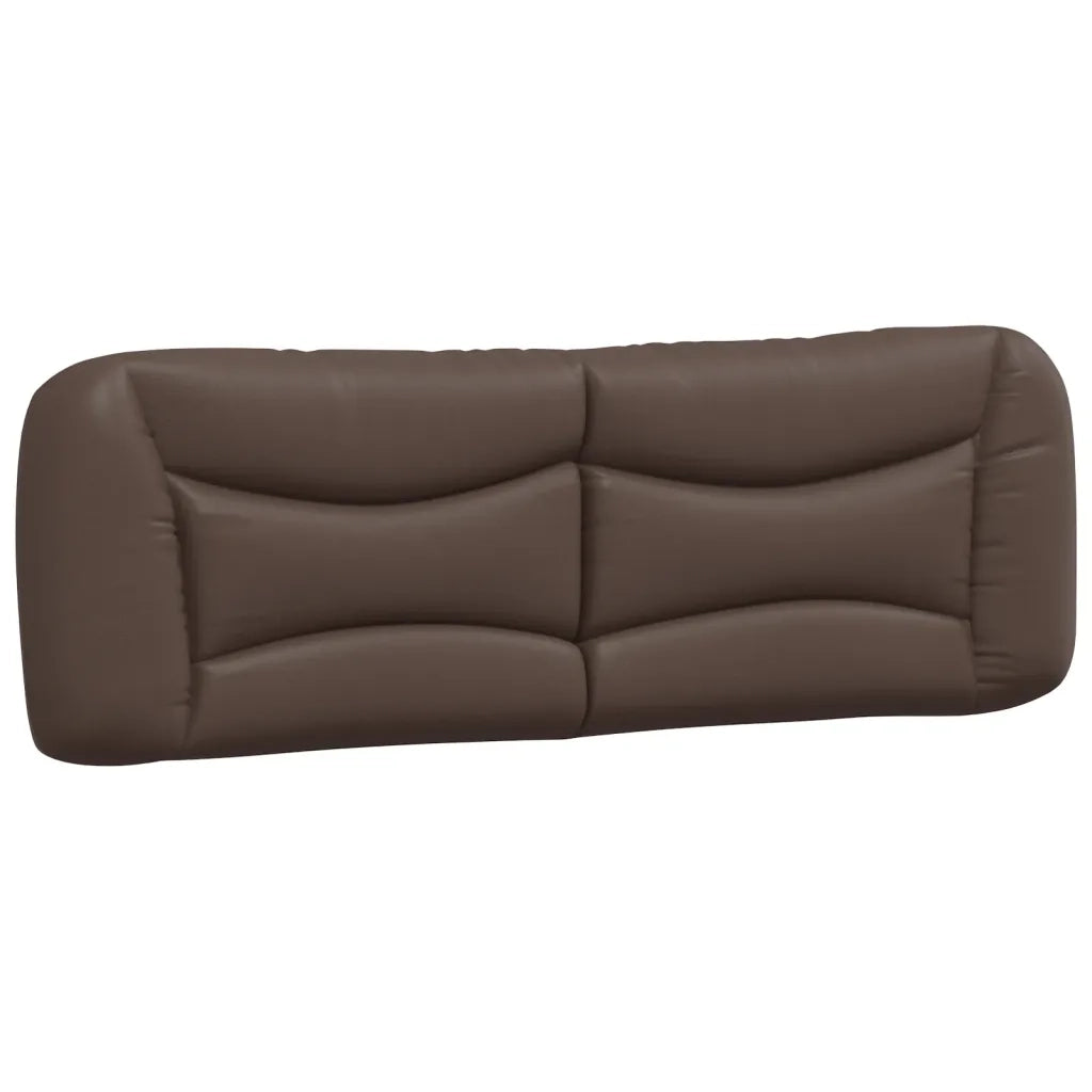 Letto con Materasso Hvar Marrone 160x200cm in Similpelle 3208733