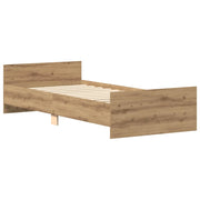 Struttura letto con testata Rovere Artigianale 80 x 200 cm 8009034