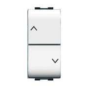 LIFE 4022 WH DOPPIO PULSANTE P/TAPPAR BIANCO- ELETTROCANALI- 1,0 pz