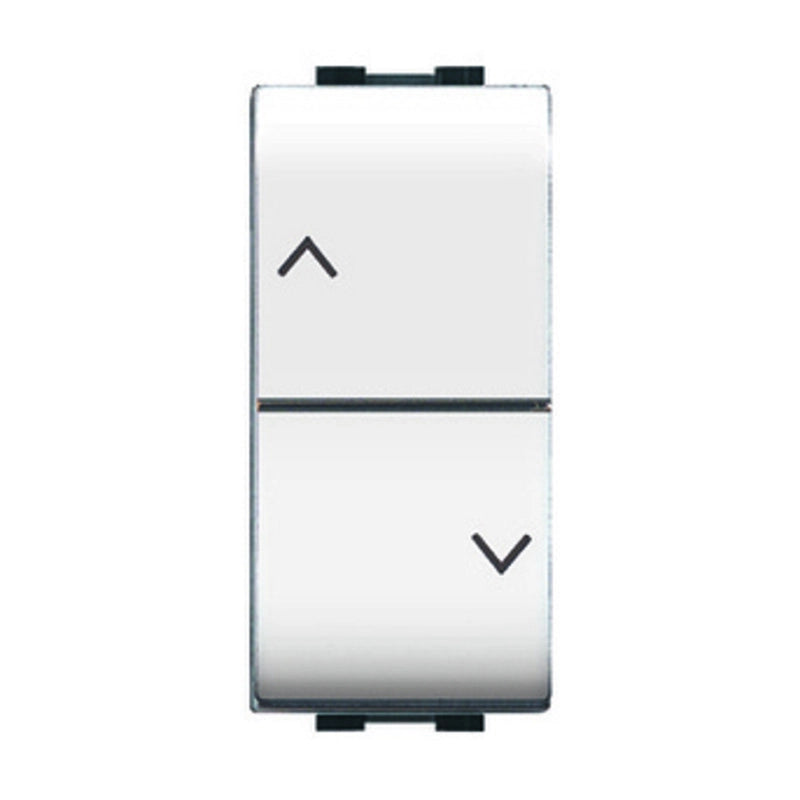 LIFE 4022 WH DOPPIO PULSANTE P/TAPPAR BIANCO- ELETTROCANALI- 1,0 pz