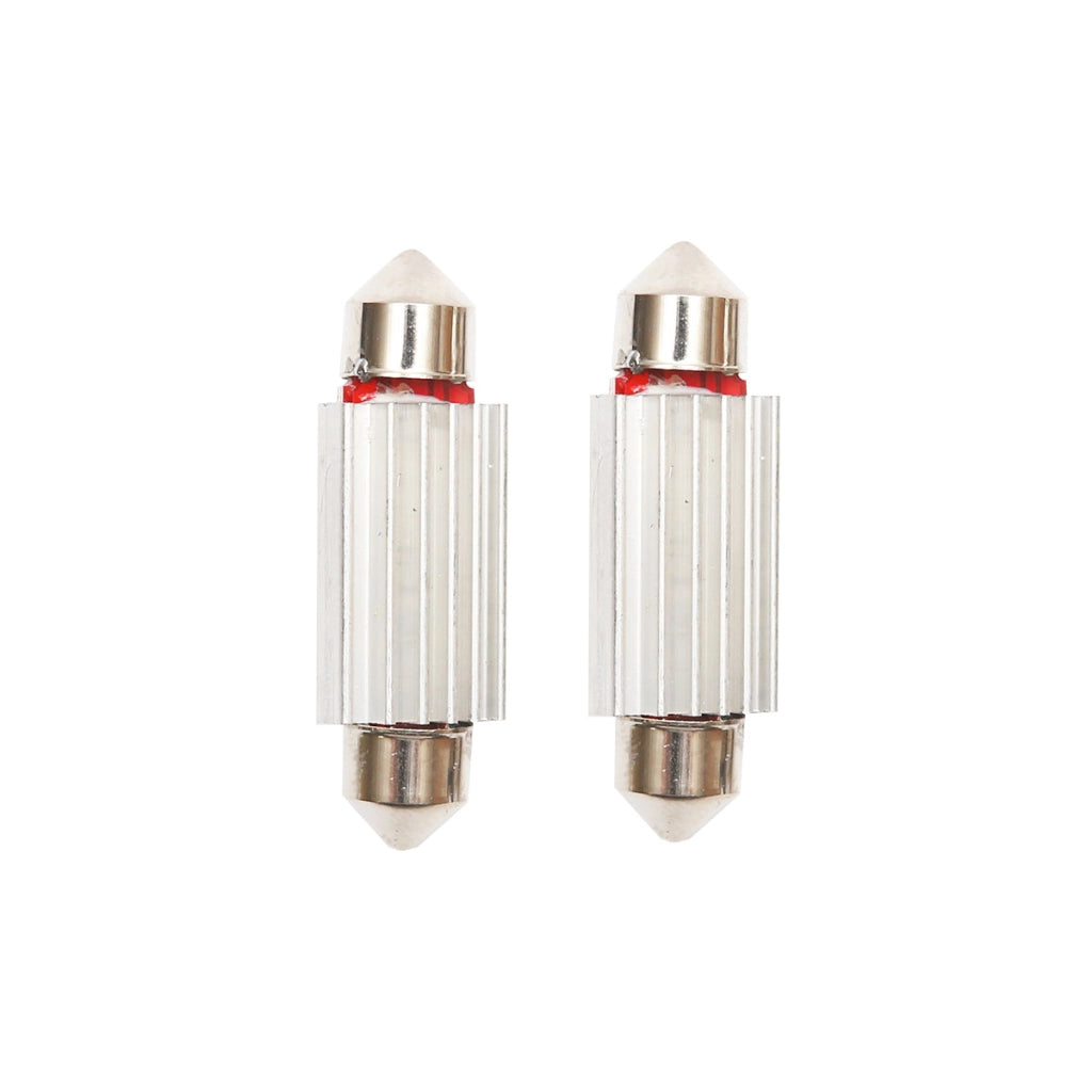 Set di 2 lampadine LED SMD SOFIT 39mm 12V 0,155A luce fredda