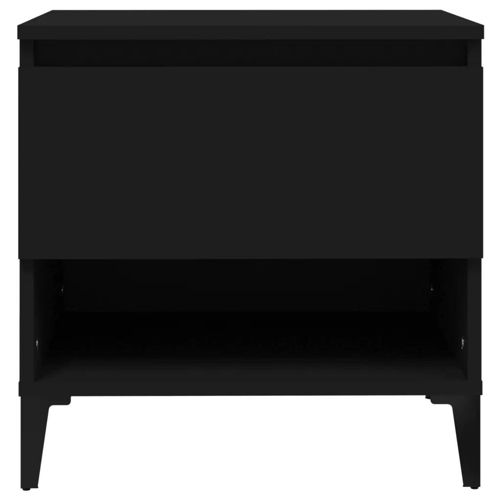 Tavolini 2 pz | Tavolo laterale Neri 50x46x50 cm in Legno Multistrato