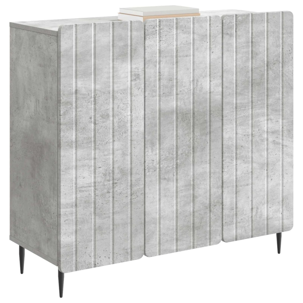 Credenza Grigio Cemento 89 x 34,5 x 82 cm Legno ingegnerizzato 894418