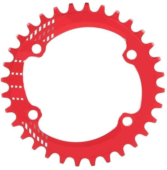 Cinghia Anteriore per Bicicletta da Montagna - Alluminio - Leggero e Duraturo - Adatto per Shimano - 32T 34T 36T 38T - Ideale per MTB e BMX