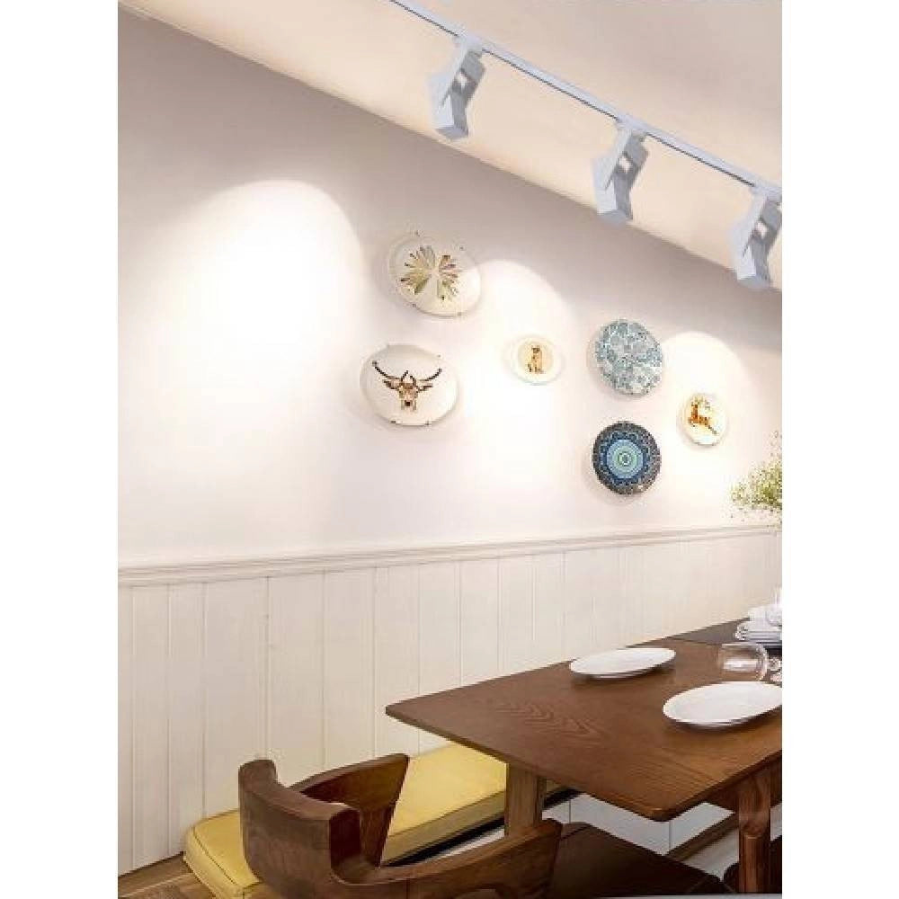 Trade Shop - Faro Proiettore Led Cob X Binario 30w Luce 6500k 4000k 3000k Orientabile F30w-5a -