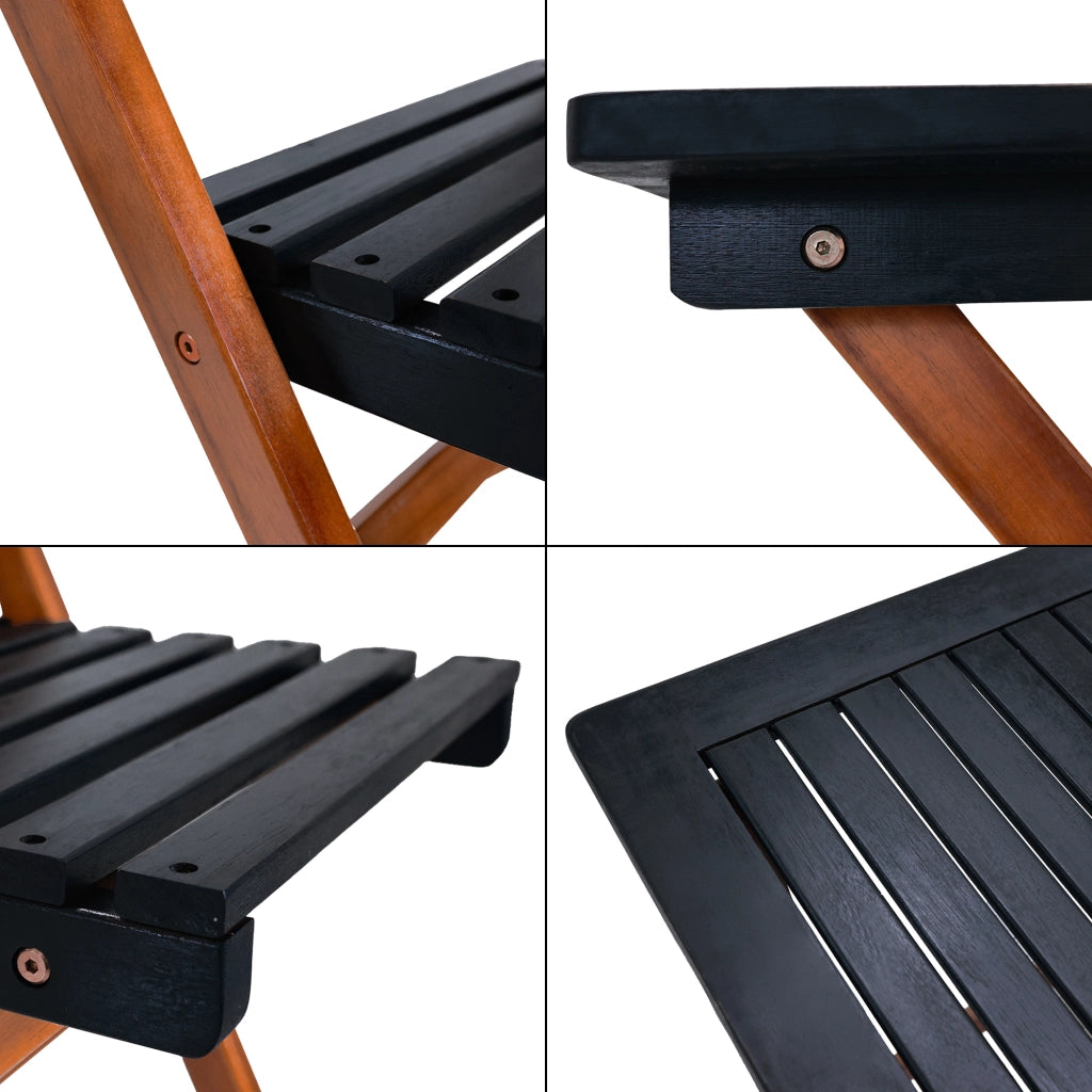 Set da Pranzo per Esterno Altamura in Legno di Acacia Certificato FSC® [en.casa]