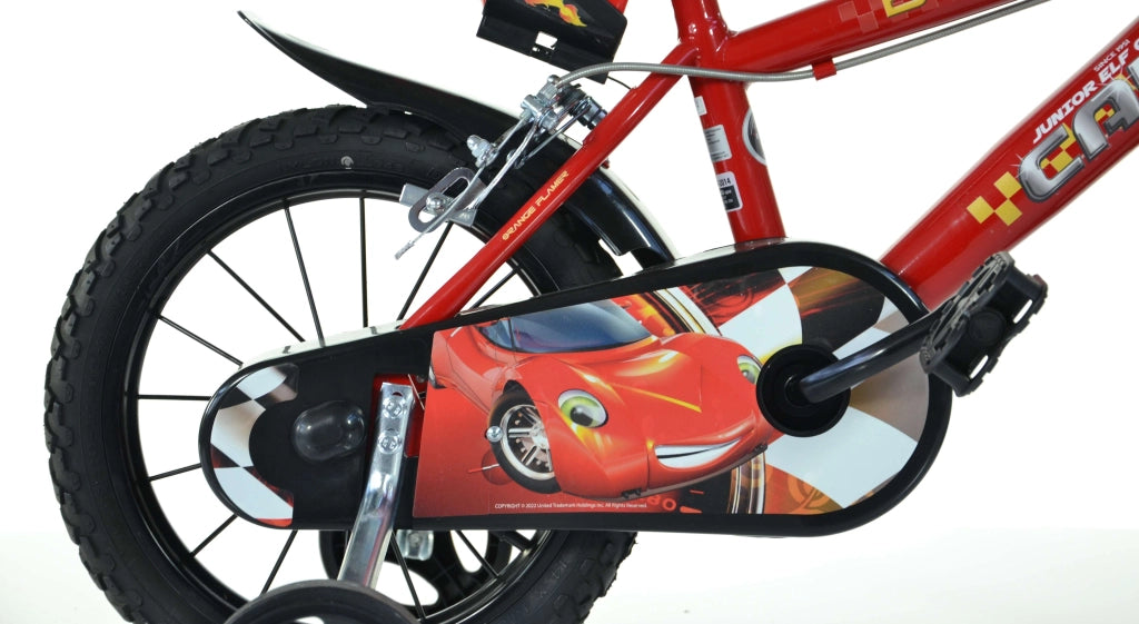 SCH CARS 16", bicicletta per bambini, bici bambino, adatta a bambini tra i 5 e i 7 anni, per altezza tra 105 e 135 cm, c