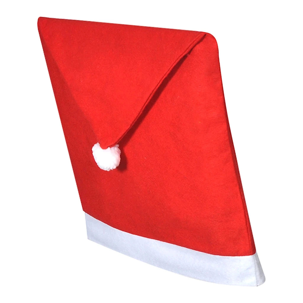 Copri Schienale da Sedia Set 6 pz Cappello Babbo Natale CFW9548454