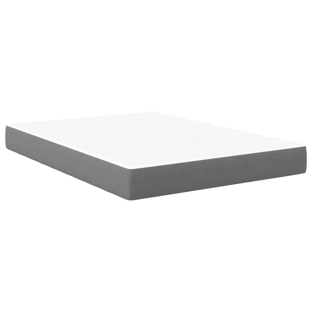 Materasso da Letto-Materasso per letto Grigio chiaro 140 x 200 cm Tessuto
