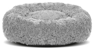 AIO FACTORY 80cm Shaggy Bed Cuscino per cani grigio chiaro impermeabile