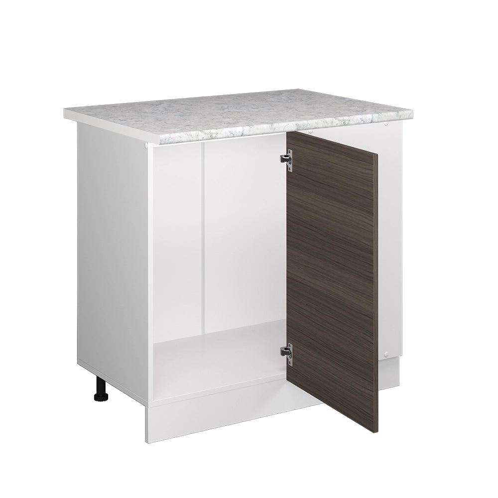 Vicco Mobile ad angolo cucina Grigio 86 cm , PL Marmo