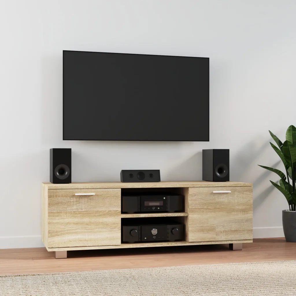 Mobile per TV Rovere Sonoma 120x40,5x35 cm Legno Multistrato