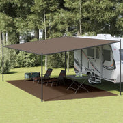 Tappeto da Tenda 400x700 cm Marrone 310814