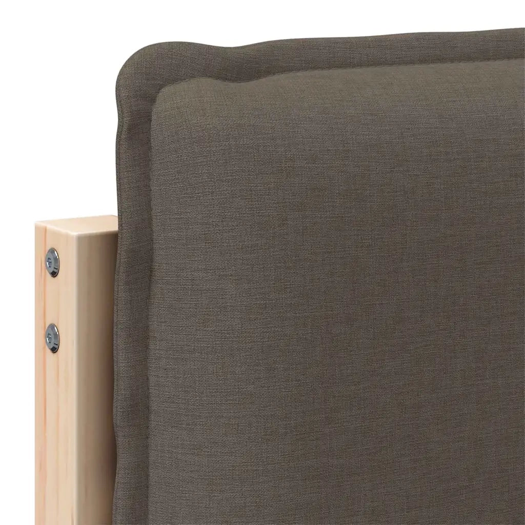Testiera imbottita-Testiera con Cuscini-Testata Grigio Naturale e Chiaro 200 cm 817016