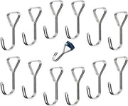 Haken a spirale per cinghie - 12 pezzi haken universali per cavo espandibile - haken espanditori haken per bicicletta haken per vele - attacchi vele per autocarri