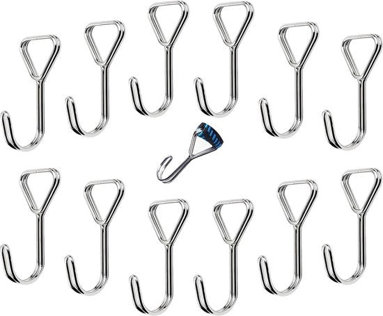 Haken a spirale per cinghie - 12 pezzi haken universali per cavo espandibile - haken espanditori haken per bicicletta haken per vele - attacchi vele per autocarri