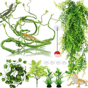 Accessori Drago Barbuto Decorazione Giungla | Piante Artificiali | Decorazione Jungle | Piante da Sospensione | Decorazione Drago Barbuto