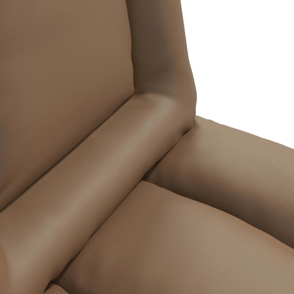 Sedia da Pavimento Cappuccino 55 x 61 x 70 cm Pelle Sintetica 42028186