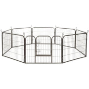 Gabbia modulare per cani 60 cm grigia 3708149