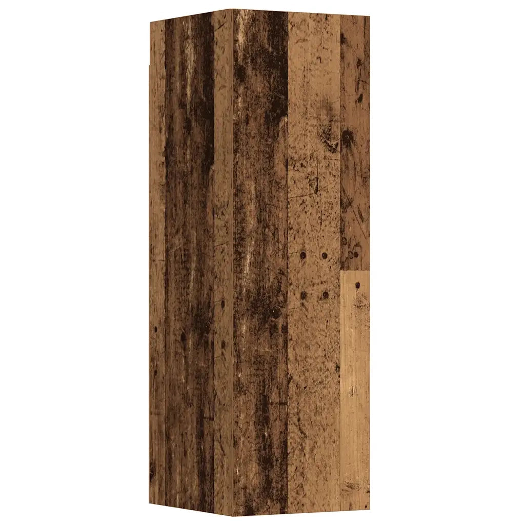 Mobili TV a Parete 3 pz Legno Antico in Legno Multistrato