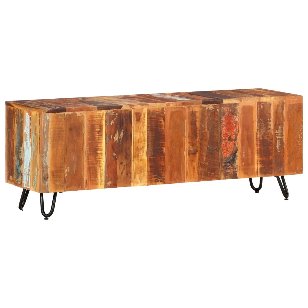 Mobile TV | Armadietto TV | Mobile Porta TV 110x30x40 cm in Legno Massello Riciclato