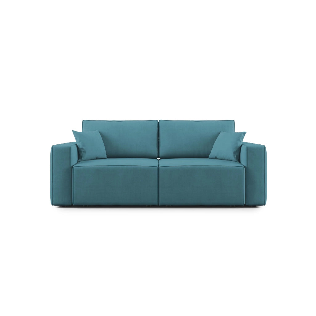 Morfeo Divano in tessuto impermeabile 215 cm azzurro
