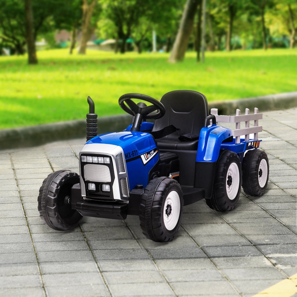 Trattore Elettrico per Bambini con Telecomando ¨C Zephmum ¨C Rosso, 3-6 Anni