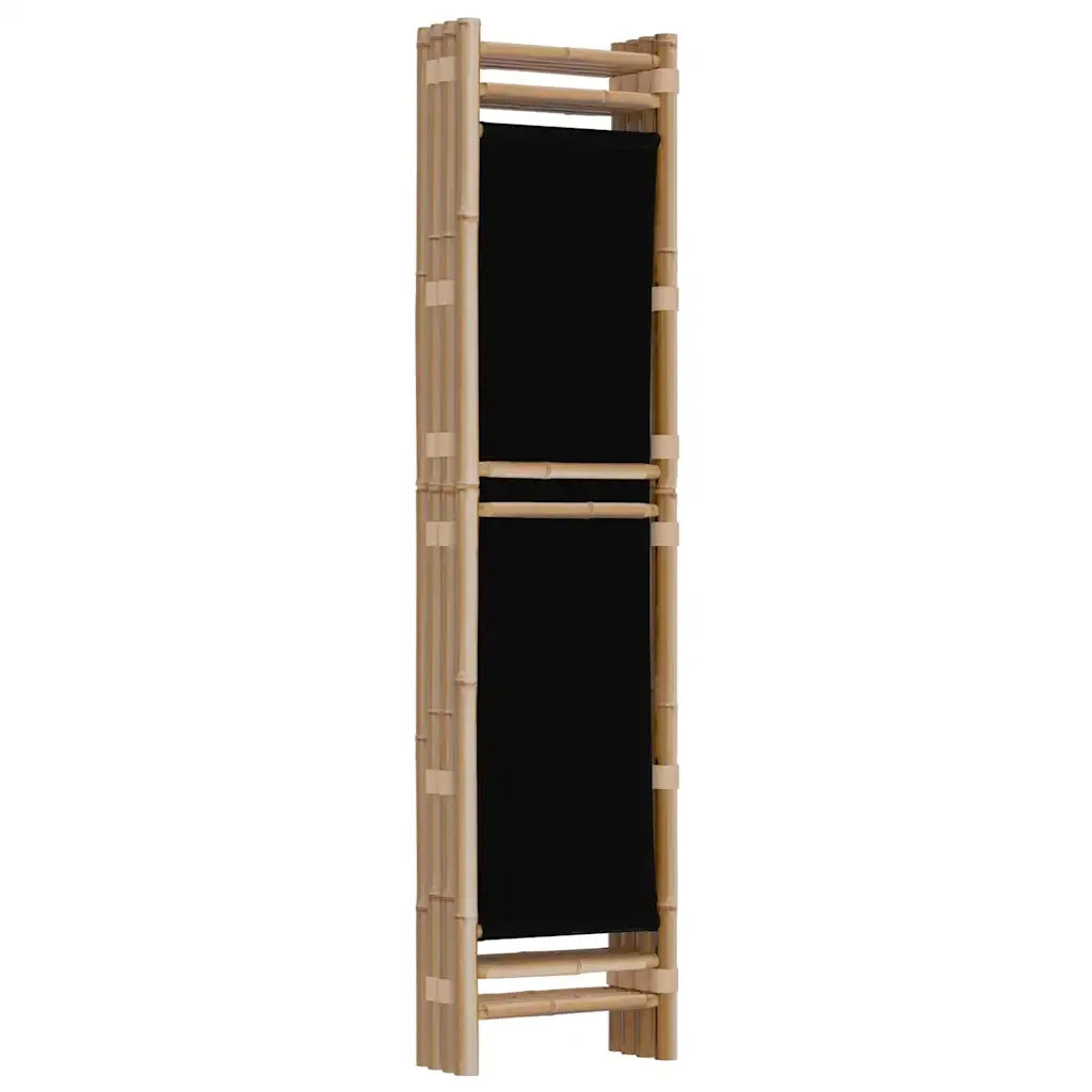 Divisorio Ambienti | Divider per stanze | Paravento 4 Pannelli Pieghevole 160 cm Bamb¨´ e Tela