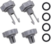 Set di sostituzione per pompe di filtrazione Intex - Accessori di ricambio - Valvole di scarico/Sediment valvole - Gomme O - Materiale ABS - 4 pezzi - Accessori per pompe di filtrazione