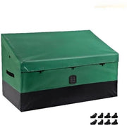 Cassa di Stoccaggio per Giardino - 100 litri - Acqua-Resistente - Verde/Nero
