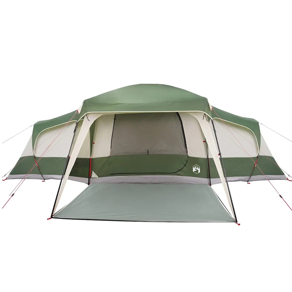 Tenda da Campeggio con Portico a Cupola 9 Persone Impermeabile