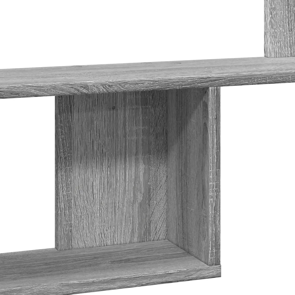 Scaffale a Muro Grigio Sonoma 100x15x70 cm in Truciolato 853196