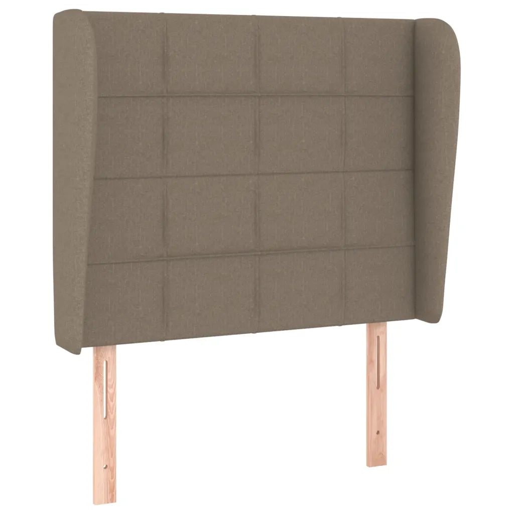 Testiera ad Orecchio Tortora 83x23x118/128 cm in Tessutocod mxl 121588