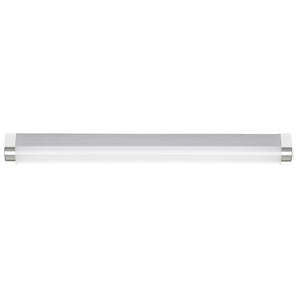 Applique Contemporanea Tragacete 1 Policarbonato Argento Led Integrato 7,5W