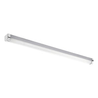 Applique Contemporanea Tragacete 1 Policarbonato Argento Led Integrato 18,5W