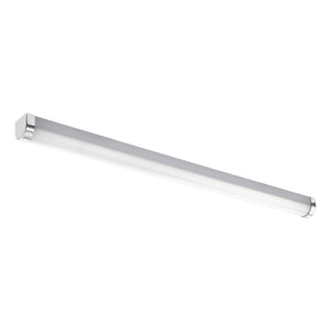 Applique Contemporanea Tragacete 1 Policarbonato Argento Led Integrato 18,5W