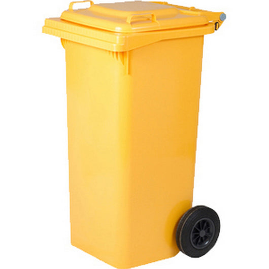 pattumiera 120 l con ruote giallo mp cod:ferx.9977