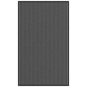 Zerbino a righe resistente per uso interno ed esterno 90 x 150 cm assorbente antiscivolo PP nero 02_0058142