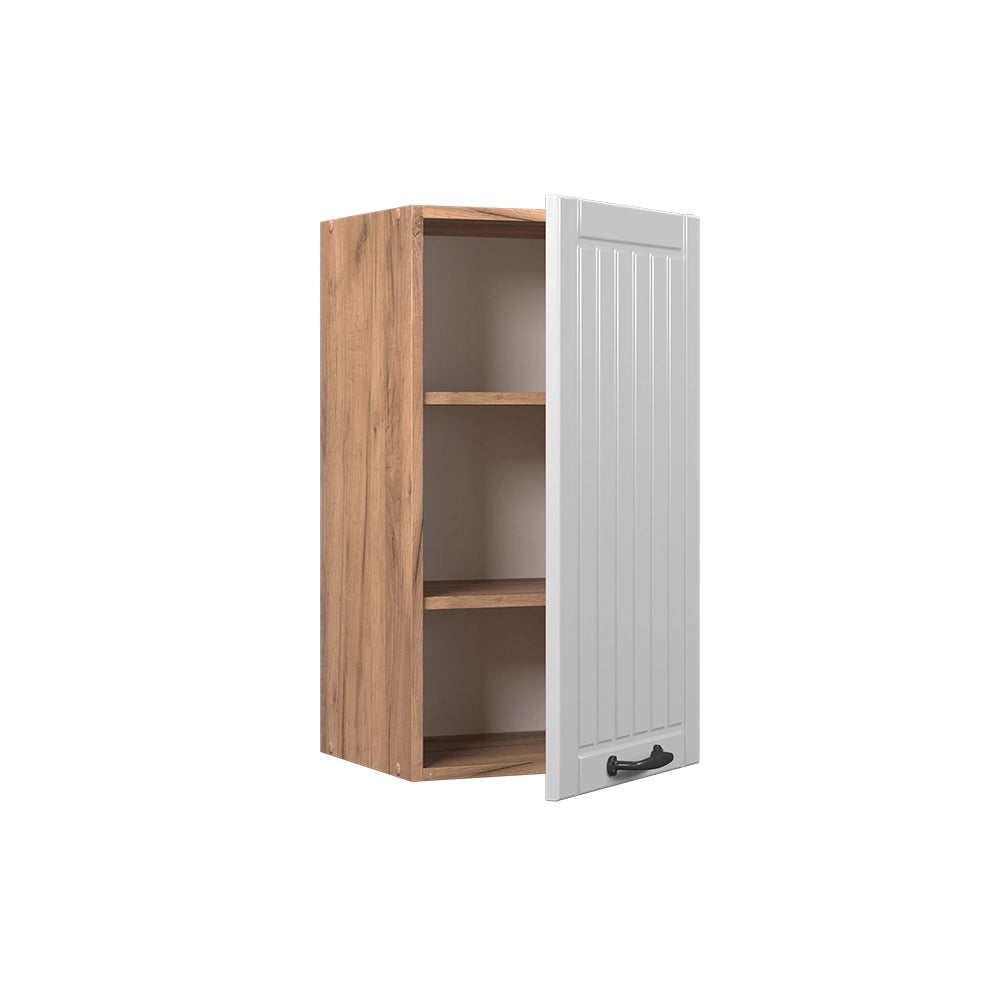 Vicco Pensile da cucina Bianco casa di campagna 40 cm