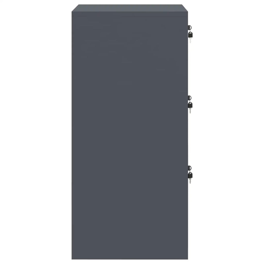 Armadio per File con cassetto Antracite 44 x 50 x 106.5 cm