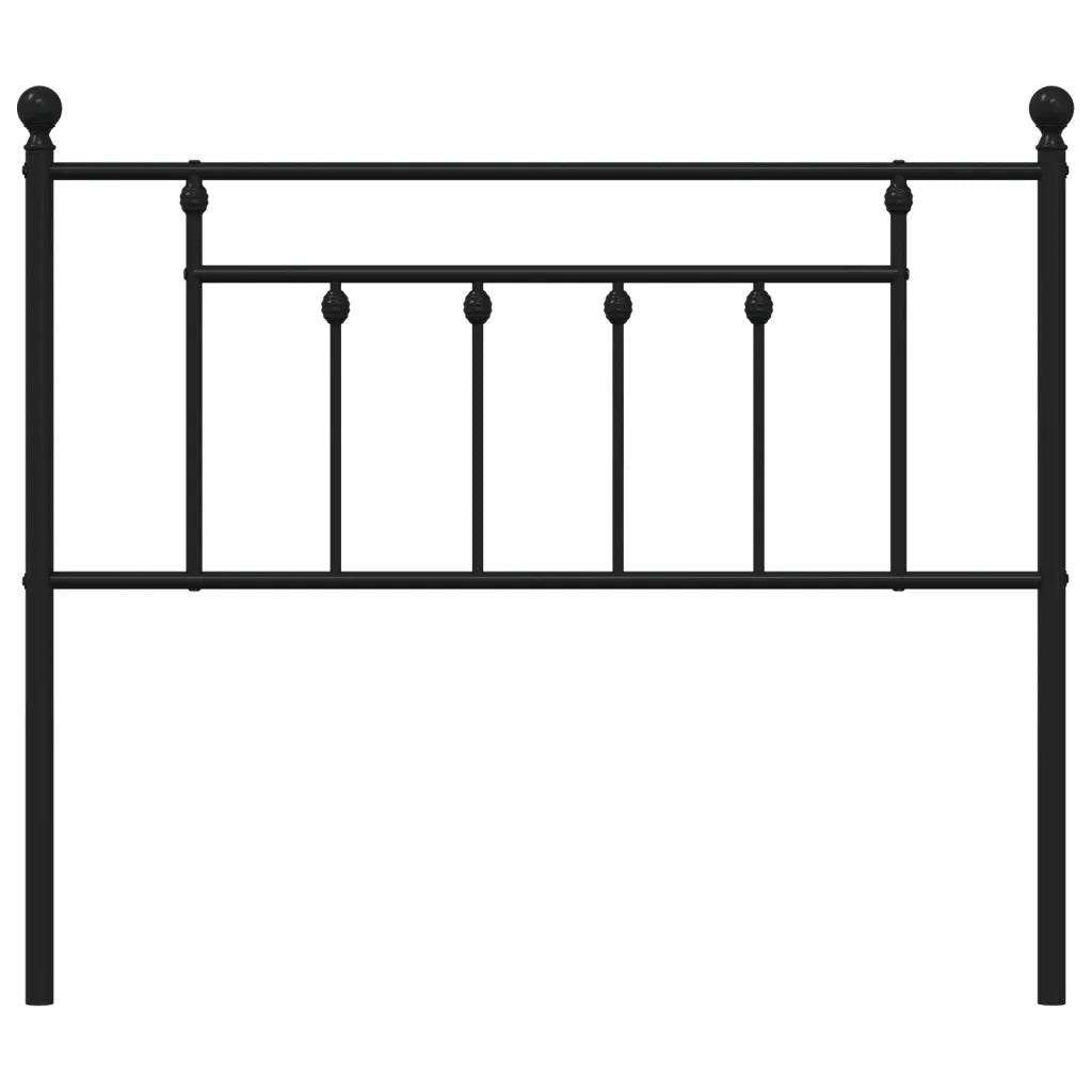 Testiera di Ricambio in Metallo Nero 107 cm 353567