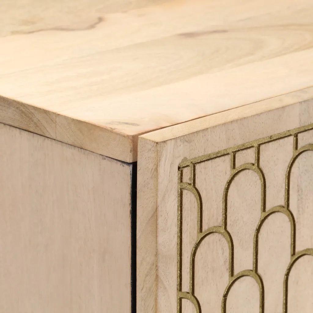 Credenza-Buffet-Armadio da cucina 40x33x110 cm in Legno Massello di Mango 731520