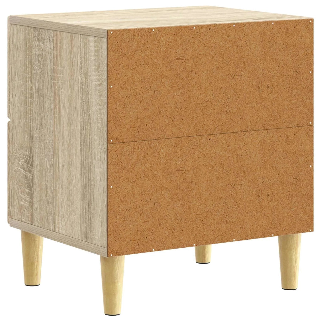 Comodino 2 pz Rovere Sonoma 43 x 34,5 x 48 cm 894990