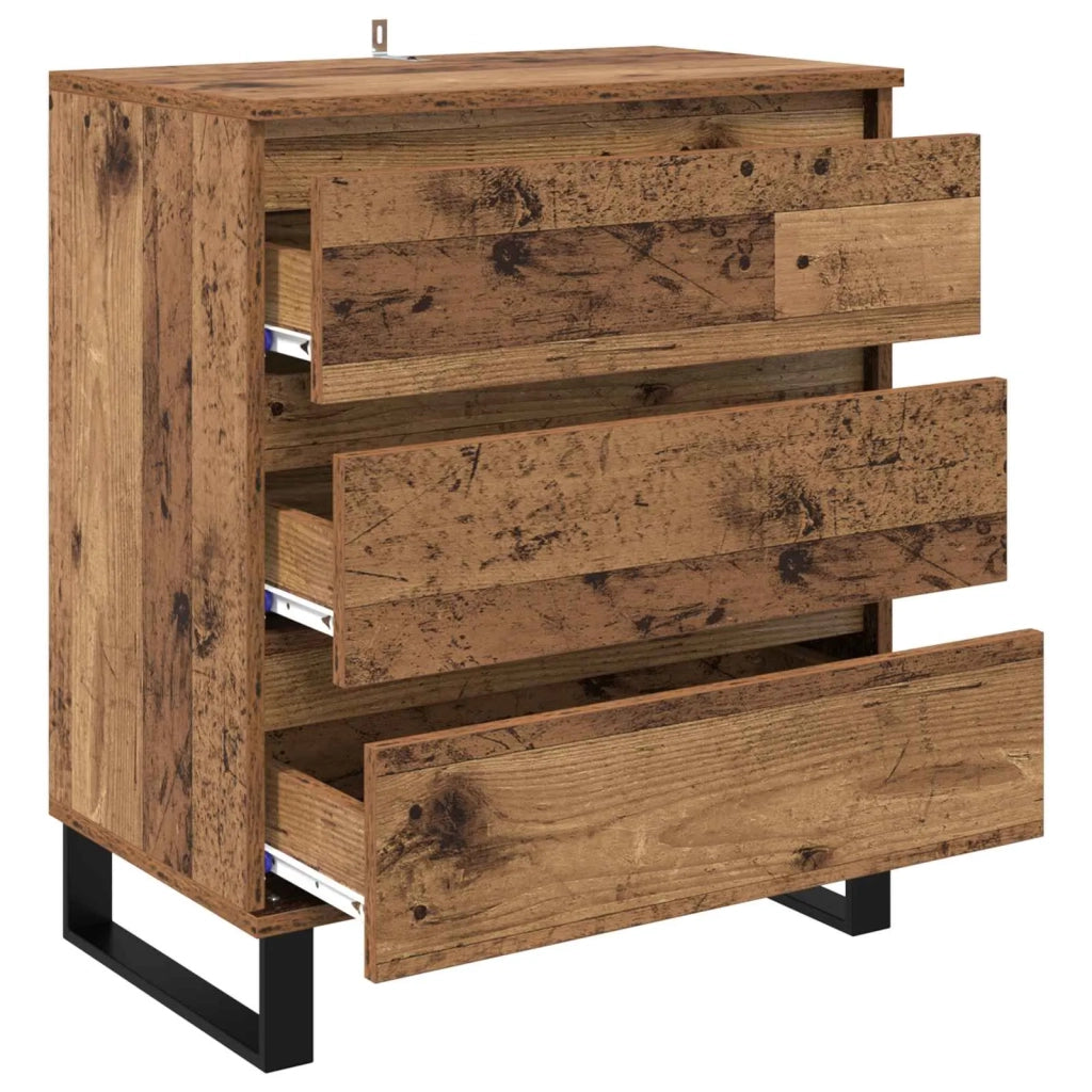 Credenza | Madia | Buffet da pranzo | Armadio da pranzo Legno vecchio 60 x 35 x 70 cm Legno multistrato