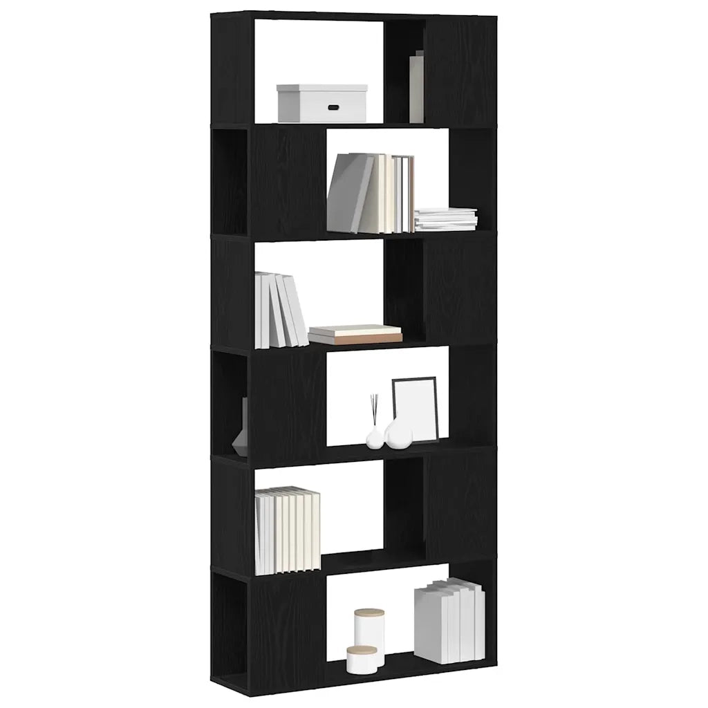 Set mobile TV 80 x 24 x 186 cm Nero Legno ingegnerizzato 863154