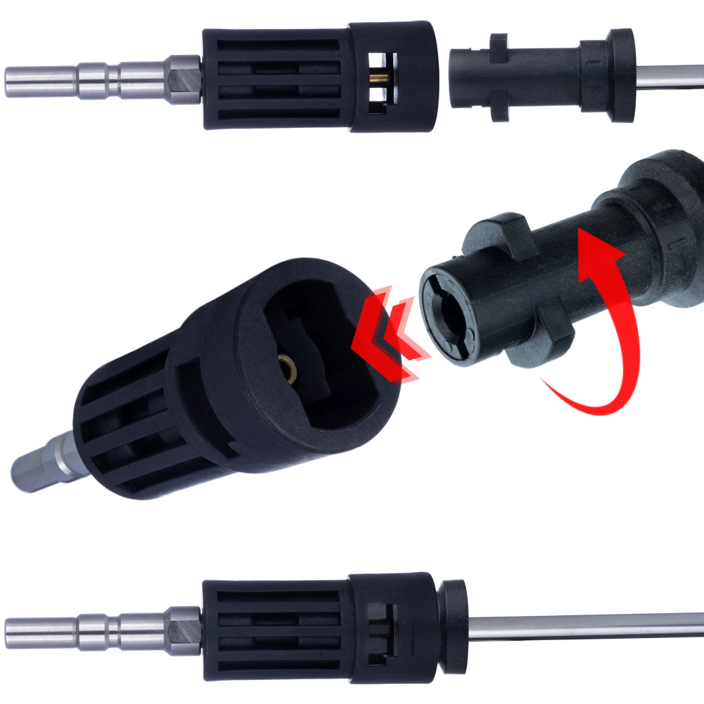 Adattatore per Idropulitrice compatibile con Nilfisk e Kranzle D12 – Bayonet Kärcher K | Pressione Max 160 BAR